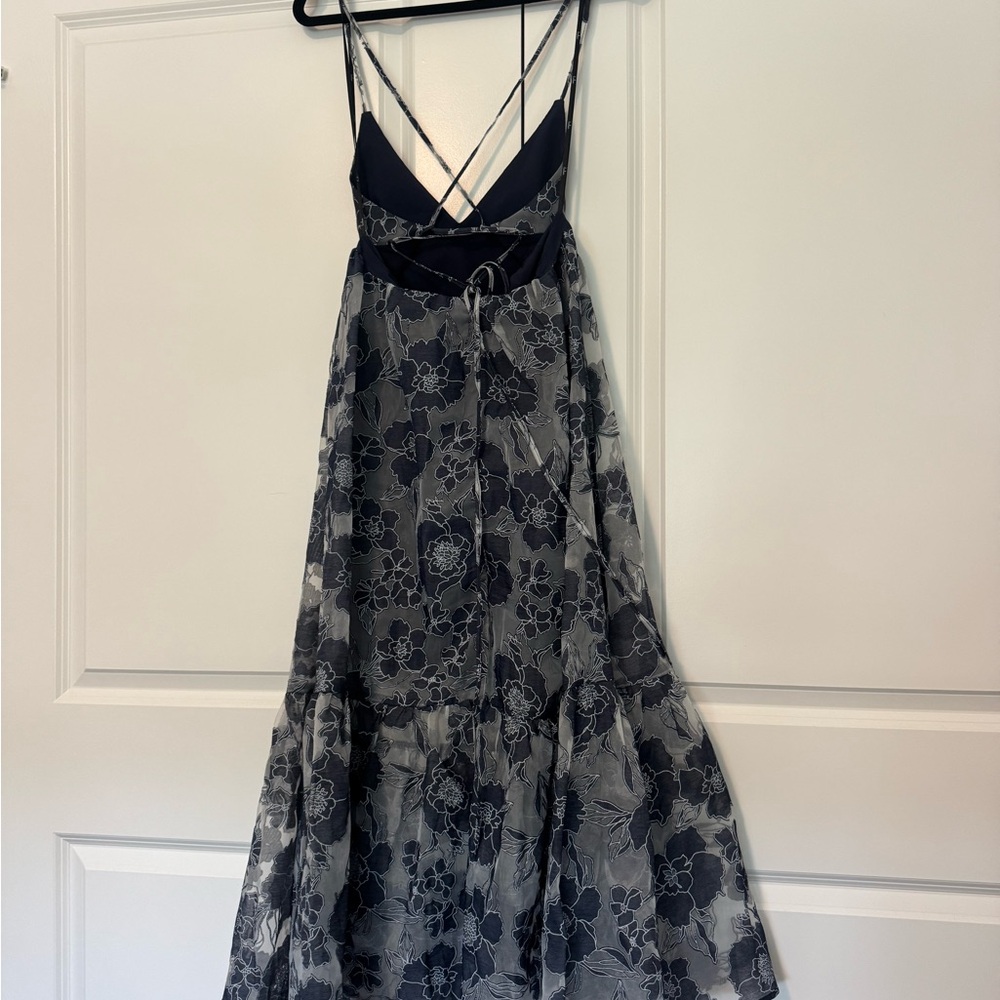 Lulus Lace-Up Midi Dress - Picture 6 of 7